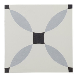 Gres Tile Hydrolic Design 5 Colours 20 x 20 cm, callison b&w, 1 m2