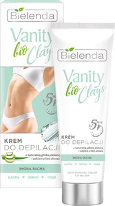 Bielenda Vanity bio Clays Hair Removal Cream with Green Clay for Dry Skin 100ml