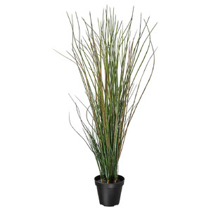 FEJKA Artificial potted plant, grass, 17 cm