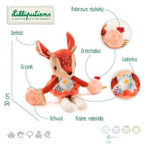 Lilliputiens Activating Cuddly Multi-functional Roe-deer Stella 9m+