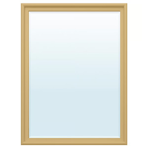 PINGSTSYREN Mirror, light yellow-beige, 60x80 cm