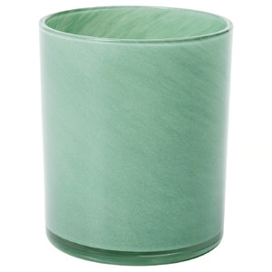 VINDSTILLA Candle holder, green, 11 cm