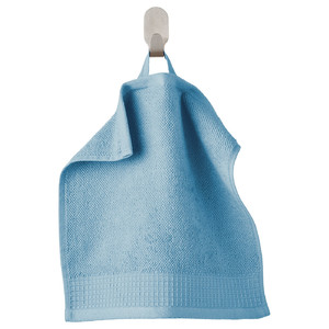 VINARN Washcloth, blue, 30x30 cm