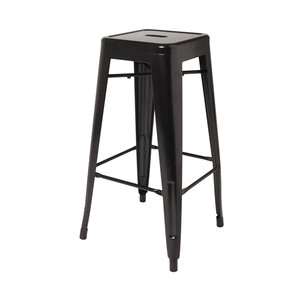 GoodHome Bar Stool Branza, black