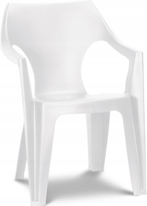 Keter Plastic Garden Chair Dante, white