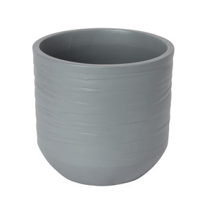 Ceramic Plant Pot GoodHome 21 cm, grey