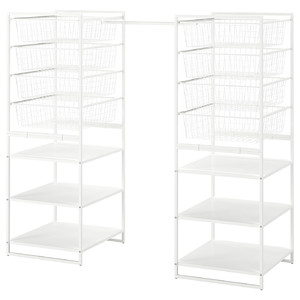 JONAXEL Frame/wire baskets/clothes rails, 142-178x51x139 cm