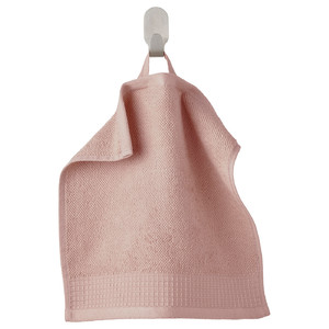VINARN Washcloth, light pink, 30x30 cm