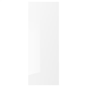 FÖRBÄTTRA Cover panel, high-gloss white, 39x106 cm