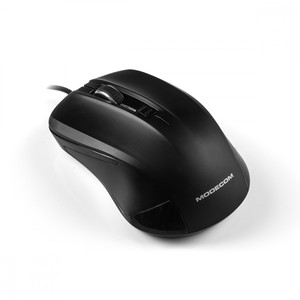 Modecom Wired Optical Mouse M9.1, black leather