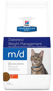 Hill's Prescription Diet m/d Diabetes/ Weight Management Dry Cat Food 1.5kg