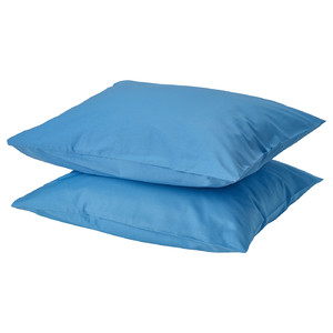 DVALA Pillowcase, blue, 50x60 cm, 2 pack