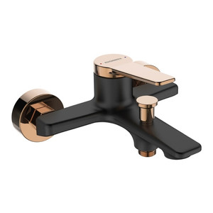 Kuchinox Bath Tap Alanis, black/gold