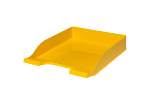 Plastic Letter Tray Colours 1pc, yellow