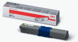 OKI Toner Cartridge Yellow 2K C310 C330 C510 C530