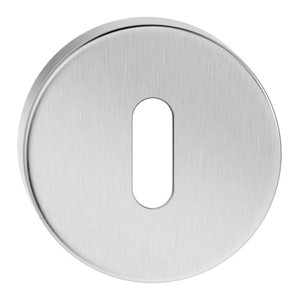 Metalbud Door Escutcheon, round, stainless steel