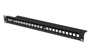 Lanberg Patch Panel 24-ports 1U 19", black