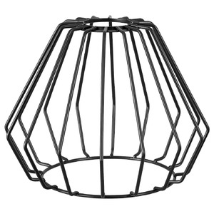 TJUGOTRE Pendant lamp shade, black, 17 cm