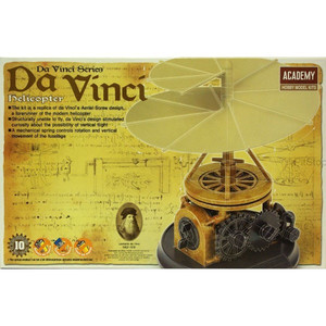 Academy Da Vinci Helicopter Plastic Model Kit 14+