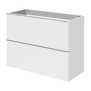 Goodhome Wall-mounted Basin Cabinet Imandra Slim 80cm, white