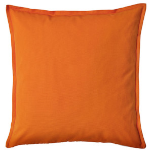 GURLI Cushion cover, bright orange, 50x50 cm