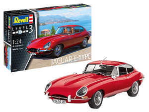 Revell Plastic Model Jaguar E-Type Coupe 1:24 8+