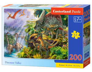 Castorland Children's Puzzle Dinosaur Valley 200pcs 7+