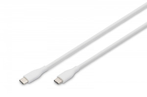 DIGITUS USB-C silicone connection cable, 0.5m, black