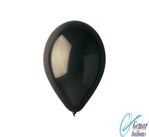 Balloons Pastel 12" 100pcs, black