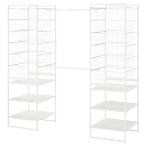 JONAXEL Frame/wire baskets/clothes rails, 142-178x51x173 cm