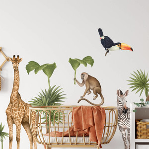 Wall Sticker Set - Safari Animals II