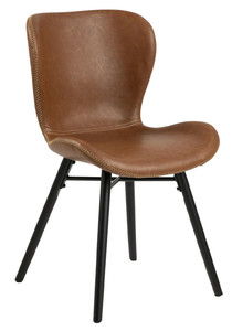 Chair Batilda Retro, brandy/black