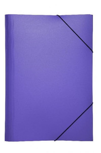 Durable Document Folder with Elastic Band A4 Trend 1pc, purple