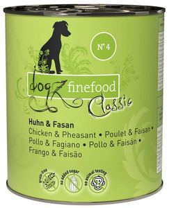 Dogz Finefood N.04 Chicken & Pheasant Wet Food 800g