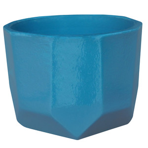 GoodHome Plant Pot 9cm, indoor, blue