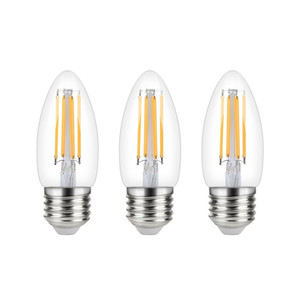 Diall LED Bulb Filament C35 E27 470 lm 2700 K 3-pack