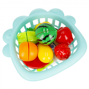 Kitchen Delicious Basket with Vegetables, assorted basket colours, 3+