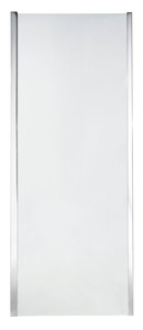 Shower Panel Wall Onega 80 cm, chrome/transparent
