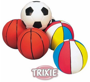 Trixie Dog Toy Ball 13cm, 1pc, assorted colours