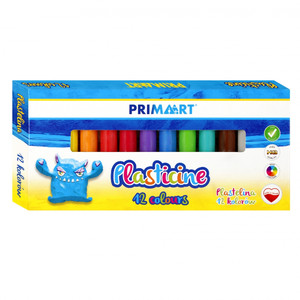 Prima Art Plasticine 12 Colours