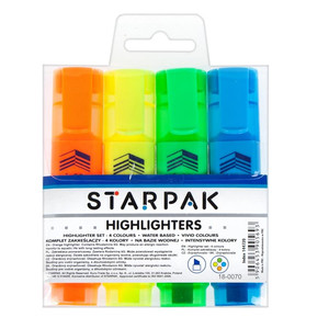 Starpak Highlighter Set 4 Colours