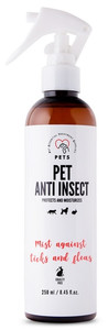 PETS Pet Anti Insect Mist Against Ticks & Fleas 250ml