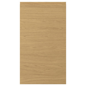 VOXTORP Front for dishwasher, oak effect, 45x80 cm
