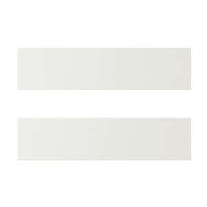 STENSUND Drawer front, white, 40x10 cm