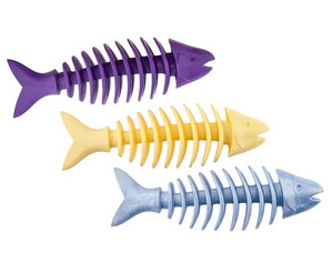 Dog Toy Fish 16cm, 1pc, assorted colours