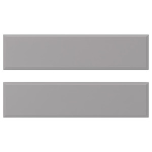 BODBYN Drawer front, grey, 40x10 cm