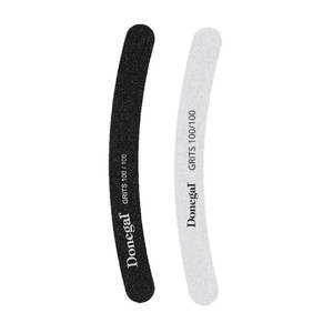Nail File curved 100/100, assorted colours