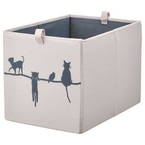 BARNDRÖM Box, beige, 26x37x26 cm