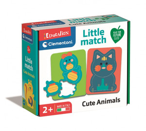 Clementoni Little Match Puzzle Cute Animals 2+