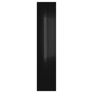 FARDAL Door, high-gloss black, 50x229 cm